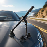 Support de caméra d'action YUNKU en aluminium avec ventouse, rotation à 360 degrés, étanche, pour voiture, compatible Insta360 Third Angle