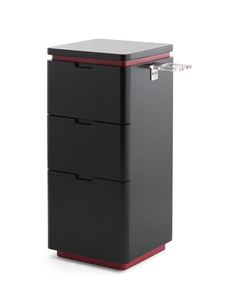 Modern Barber Salon Wooden 4-Wheel Multi-functional Tool Cabinet Single/Double-sided for Hairdressing Cart Head Spa Trolley - Product Image 3