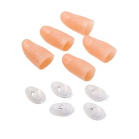 Doigts lumineux en PVC à LED avec batterie au lithium, vente en gros, pour accessoires de fête et décoration de bar