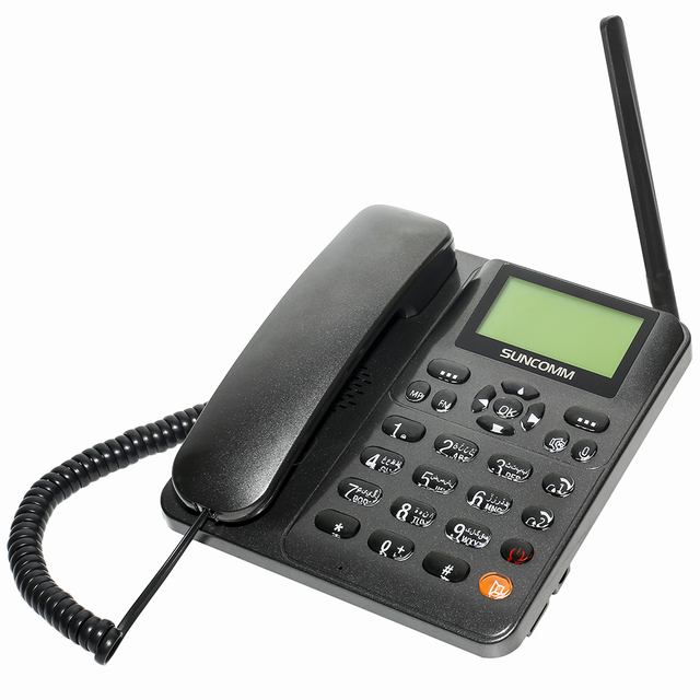 New Gsm Dual Sim Fixed Wireless Phone G618 Home Office Customize Landline Phone Fixed Corded Telephones
