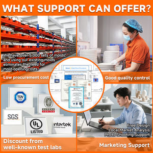 <span class=keywords><strong>Platos</strong></span> <span class=keywords><strong>de</strong></span> <span class=keywords><strong>Melamina</strong></span> <span class=keywords><strong>de</strong></span> Alta Calidad al por Mayor, 7 y 9 Pulgadas, Blancos, Redondos, Resistentes a las Roturas, para Interiores, Exteriores, Restaurantes y Hogar - Product Image 6