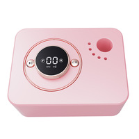Lime à ongles électrique professionnelle 35000 tr/min, moteur à balais en plastique, portable, USB, affichage de la vitesse, conçue pour les salons à domicile