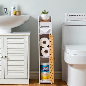 Porte-<span class=keywords><strong>papier</strong></span> <span class=keywords><strong>toilette</strong></span>, armoire de rangement <span class=keywords><strong>pour</strong></span> salle de bain à côté de la <span class=keywords><strong>toilette</strong></span>, rangement <span class=keywords><strong>pour</strong></span> petite salle de bain avec porte-rouleau de <span class=keywords><strong>papier</strong></span> <span class=keywords><strong>toilette</strong></span>, support <span class=keywords><strong>pour</strong></span> <span class=keywords><strong>papier</strong></span> <span class=keywords><strong>toilette</strong></span> - Product Image 4