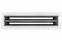 Diffuseurs linéaires de plafond carrés modernes en aluminium réglables JXM – Panneaux de ventilation de type grille pour entrepôt, sous-sol et tout autre application