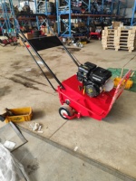 Aireador de césped y jardín impulsado por motor, punzonadora de césped para campo de golf, equipo central para perforar césped