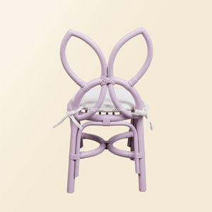 Silla Infantil de Ratán Hecha a Mano, Ecológica y Moderna, Regalo de Cumpleaños Seguro para Uso en Parques y Hoteles, Asiento Natural Tejido a Mano - Product Image 4