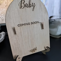 Letrero de madera personalizado para bebé, una placa para la llegada de un nuevo miembro de la familia, letreros de madera de bienvenida para bebés y placa de madera con letrero para bebé.