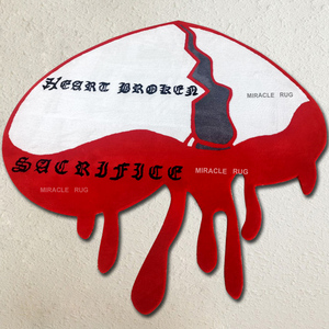 Red Traditional <strong>Gaming</strong> <strong>Rug</strong> HAND TUFTED Oriental Medallion 8x10 Novelty Carpets and <strong>Rugs</strong> Custom <strong>Area</strong> <strong>Rug</strong> - Product Image 4