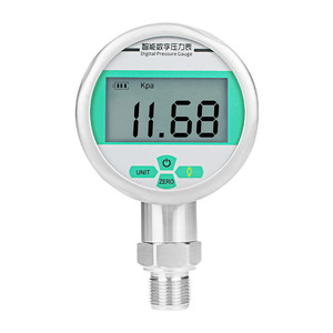 Manómetro Digital de 100 mm, 0-60 Kpa, Acero Inoxidable, Rosca M20, Instrumento de Precisión - Product Image 1