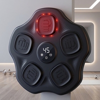 Machine de boxe musicale intelligente personnalisable, montée au mur, cible de boxe électronique interactive, entraîneur de frappe