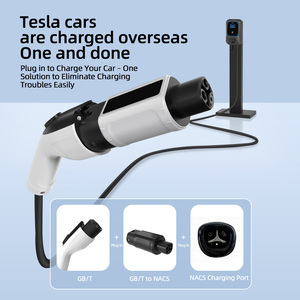 Adaptateur <span class=keywords><strong>de</strong></span> charge EV GB/T vers NACS en cuivre plaqué argent, haute conductivité, connexion stable pour <span class=keywords><strong>Tesla</strong></span> 7kW 230V - Product Image 3
