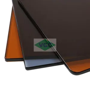 VGC 3mm-12mm Furniture Decorative Glass Door Polished Edges Tempered Glass Shelves Tinted Colored Tempered Glass