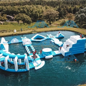 Parc aquatique gonflable Offre Spéciale avec toboggan passionnant et parcours d'obstacles - Product Image 3