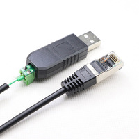 Adaptador USB RS485 a RJ45 8P8C, convertidor compatible con Win7 XPVista Windows S7