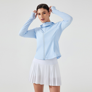 Chất Lượng Cao Mùa Hè Của Phụ Nữ Băng Lụa Mặt Trời Bảo Vệ Áo Khoác Upf50 + UV Bảo Vệ Nhanh Chóng Khô Chạy Áo Gió - Product Image 4