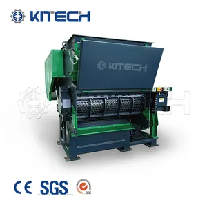 Công Nghiệp ABS PP HDPE WEEE Cứng Nhắc Flakes Nghiền Shredder Máy Tái Chế