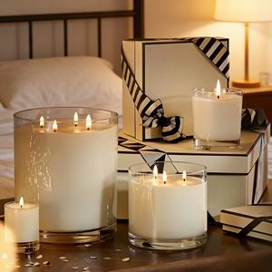 Custom Design Slow Burning <b>Scented</b> <b>Candle</b> Living Room Elegant Gentle Atmosphere Office Decor Aromatherapy <b>Candle</b> - Product Image 1