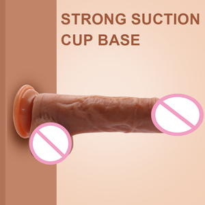 Nuovo arrivo rilascio Super lungo 8.6 pollici di Silicone liquido enorme Dildo gomma artificiale pene giocattoli sessuali in gomma per le donne - Product Image 4