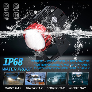 Barra LED <span class=keywords><strong>de</strong></span> Doble Color para Faros Antiniebla, Chip M9 3570, Luz LED para Motocicleta, Conversión <span class=keywords><strong>de</strong></span> Luz <span class=keywords><strong>de</strong></span> Trabajo LED, Faro Láser - Product Image 4