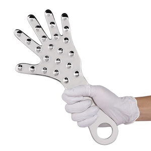 FISTSX Pagaie de fessée en forme de paume, Pagaies BDSM avec pointes métalliques, Jouets sexuels fétichistes pour couples - Product Image 3