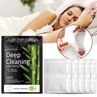 Patchs Détoxifiants Naturels aux Herbes, Romarin, Bambou et Poudre de Gingembre pour le Sommeil et le Soulagement du Stress