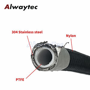 Universelles AN4 AN6 AN8 AN10 E85 Nylon-Bremsleitungs- und Ölleitungs-Kit mit Edelstahlummantelten PTFE-Anschlüssen - Product Image 5