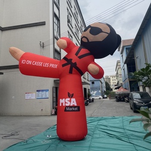 Chine Usine Conception Personnalisée Gonflable Taekwondo Kicking Boy <span class=keywords><strong>Deux</strong></span> Jambes Sky Dancer tube <span class=keywords><strong>homme</strong></span> pour Publicité Gonflables - Product Image 4