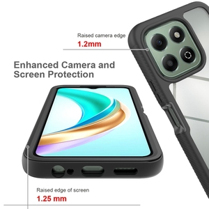 Funda de Teléfono de TPU Suave Transparente y Parte Trasera de PC Duro a Prueba de Golpes de Cobertura Total para Huawei <span class=keywords><strong>Honor</strong></span> X6B X6 <span class=keywords><strong>X8</strong></span> X8A X9 X7 X7A Y9A Y9S - Product Image 3