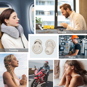 Protège-oreilles anti-bruit 4 tailles pour le tir, bouchons d'oreilles en silicone réutilisables insonorisants pour dormir - Product Image 4