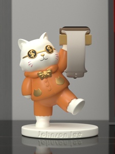 Escultura Estilo Resina Artesanía Apple IWatch 8 Adorno para el hogar con soporte de carga para un elegante LoveSeat - Product Image 5