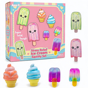 Manufacturer <b>Fidget</b> Gift Box Squishy Toy Set Maltose Squeeze Jellyfish Animal <b>Pack</b> Boxed Kids Birthday Party Christmas - Product Image 3
