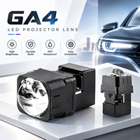 Mini projecteur universel 1,5 pouce à triple laser bi-LED compact pour la rénovation de phares de voiture, vente en gros