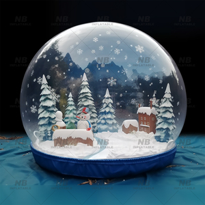 Outdoor <b>Kids</b> Party Event <b>Bubble</b> Tent Snow Globe Photo Booth Inflatable Christmas 202404 Inflatable Snowglobe Outdoor <b>Kids</b> Party - Product Image 6