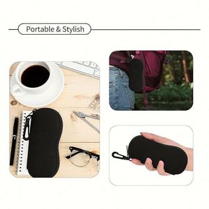 Estuche de Neopreno con Cierre y Clip para Cinturón para Gafas de Sol, para Hombre y Mujer, Ideal para Regalos Promocionales Empresariales - Product Image 6