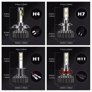 F2 Tricolor h4h13 xe Led Đèn Pha 180W 6000K ánh sáng trắng xe đèn pha h7h1h390059006 LED phía trước đèn pha đèn sương mù - Product Image 3