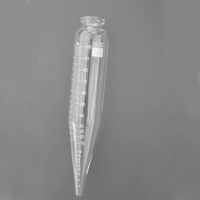 Tube à centrifuger gradué en verre borosilicate Cenlee 100 ml à fond conique pour usage pétrolier et de laboratoire