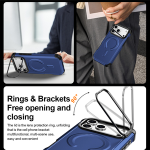 Ivymax Armor Magnetic 2025 Điện Thoại Mới Trường Hợp Máy Ảnh Khung Chủ Chất Lượng Cao Để Bán Cho Cô Gái Cho <span class=keywords><strong>Iphone</strong></span> 13 14 15 16 17 Pro Max - Product Image 3