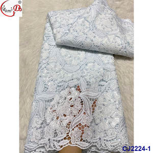 Occhiello quadrato in maglia di poliestere/Nylon metallizzato organico in maglia Lisami di lusso blu/viola con paillettes maglia Tulle ricamo sera - Product Image 2