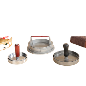 Presse à <span class=keywords><strong>hamburger</strong></span> antiadhésif de qualité supérieure: alliage d'aluminium robuste pour des galettes <span class=keywords><strong>maison</strong></span> parfaites - Product Image 3
