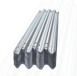 Barrière de sécurité routière en acier forgé de haute qualité, type <span class=keywords><strong>W</strong></span>, galvanisée à chaud, anti-choc, avec éclairage - Product Image 2