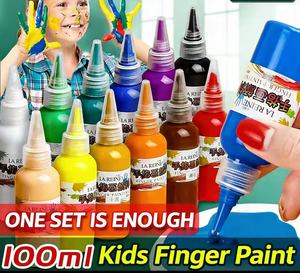 Juego de Pintura Lavable No Tóxica para Dedos - Pintura Segura a Base de Agua para Niños Pequeños, Dibujo Artístico - Product Image 3