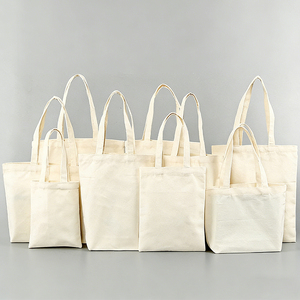 Bolsas de Tela Personalizadas al por Mayor, Bolsas de Compras de Lona de Algodón con Logotipo Personalizado, Bolsas de Lona en Blanco para Sublimación - Product Image 1