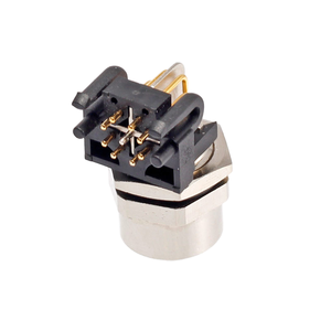 Tùy chỉnh Angled Bảng điều chỉnh Nam 8/12/17/5 pins kết nối nhanh chóng kết nối điện PCB núi M12 dây kết nối - Product Image 6