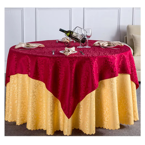 Mantel Redondo <span class=keywords><strong>de</strong></span> Lujo 100% Poliéster Damasco, Tamaño Personalizado para Bodas, Banquetes, <span class=keywords><strong>Fiestas</strong></span>, Restaurantes, Hoteles, Iglesias, Eventos - Product Image 6