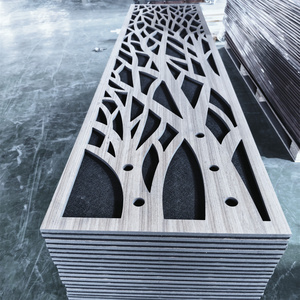 Paneles Acústicos Insonorizantes de Poliéster, Panel Acústico de 2400x605, Paneles Acústicos de Fieltro para Techo, <span class=keywords><strong>Madera</strong></span> - Product Image 1