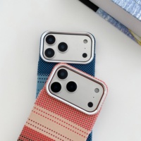 Casing HP Anti Benturan Desain Sport Mewah Bahan PC Armor untuk 17 16 Pro 15 14 13, Hard Case Berlapis Frosted dengan Pengisian Daya Magnetik Nirkabel