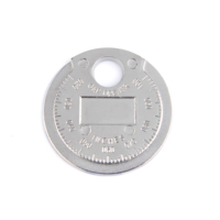 1 Pièces Bougie D'allumage L'écart Outil de Jauge De Calibre Outil De Mesure Monnaie-Type 0.6-2.4mm Bougie D'allumage Jauge L'écart Outil D'épaisseur