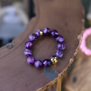Fashion Beaded <b>Bracelets</b> 316L Stainless Steel PVD Gold Plating Sustainable Resistant - Product Image 3