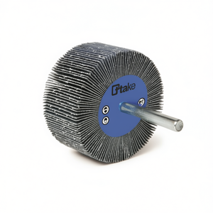 Disco Abrasivo de Tela Ttake de 80x50 mm con Eje de 6 mm para Pulir y Desbastar Metal - Product Image 2