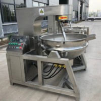 Marmite de cuisson industrielle 100L en acier inoxydable 304, chauffage électrique ou à gaz, agitation automatique, pour vignerons, usines d'assaisonnement et cuisson de viande